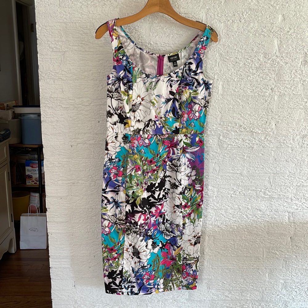 Nicole Miller floral dress size 10